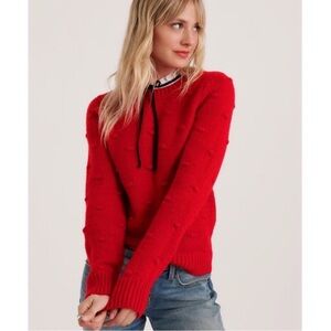 🆕️ Lucky Brand Candy Red Crewneck Sweater. NWT